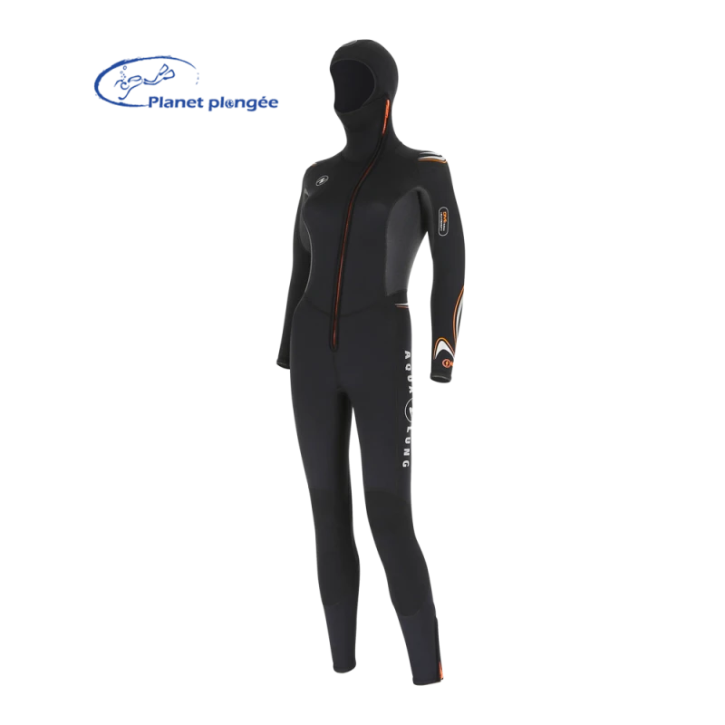 Combinaison 6mm Femme Dive Aqualung Taille L Cagoule Attenante 4 Combinaison 6mm Femme Dive Aqualung Taille L Cagoule Attenante – Image 2