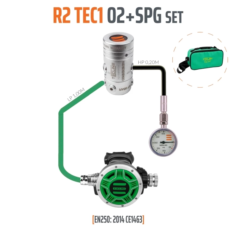 Détendeur Tecline R2 Tec1 Oxygene M26 4 Détendeur Tecline R2 Tec1 Oxygene M26 – Image 2