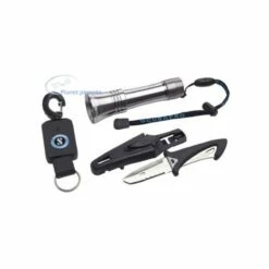KIT Accessoires Gilets Scubapro Lampe+couteau+rétractateur