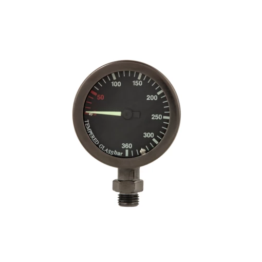 Manomètre Tecline Black Military Line -Planet-plongée Soldes Magasin manometre tecline black military line