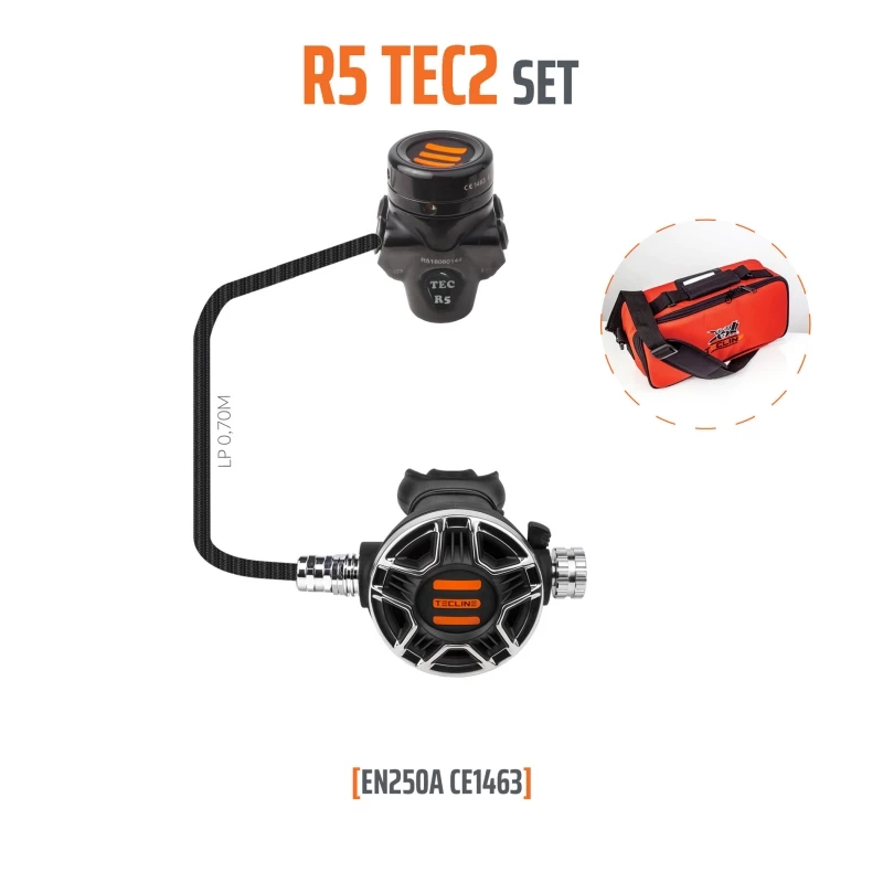 Set Détendeur De Plongée R5 Tec2 TecLine 3 Set Détendeur De Plongée R5 Tec2 TecLine